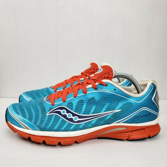Saucony Kinvara Blue / Orange Shoes 10157-4 Pro Grid Running - Women's Size 10 - Picture 1 of 10
